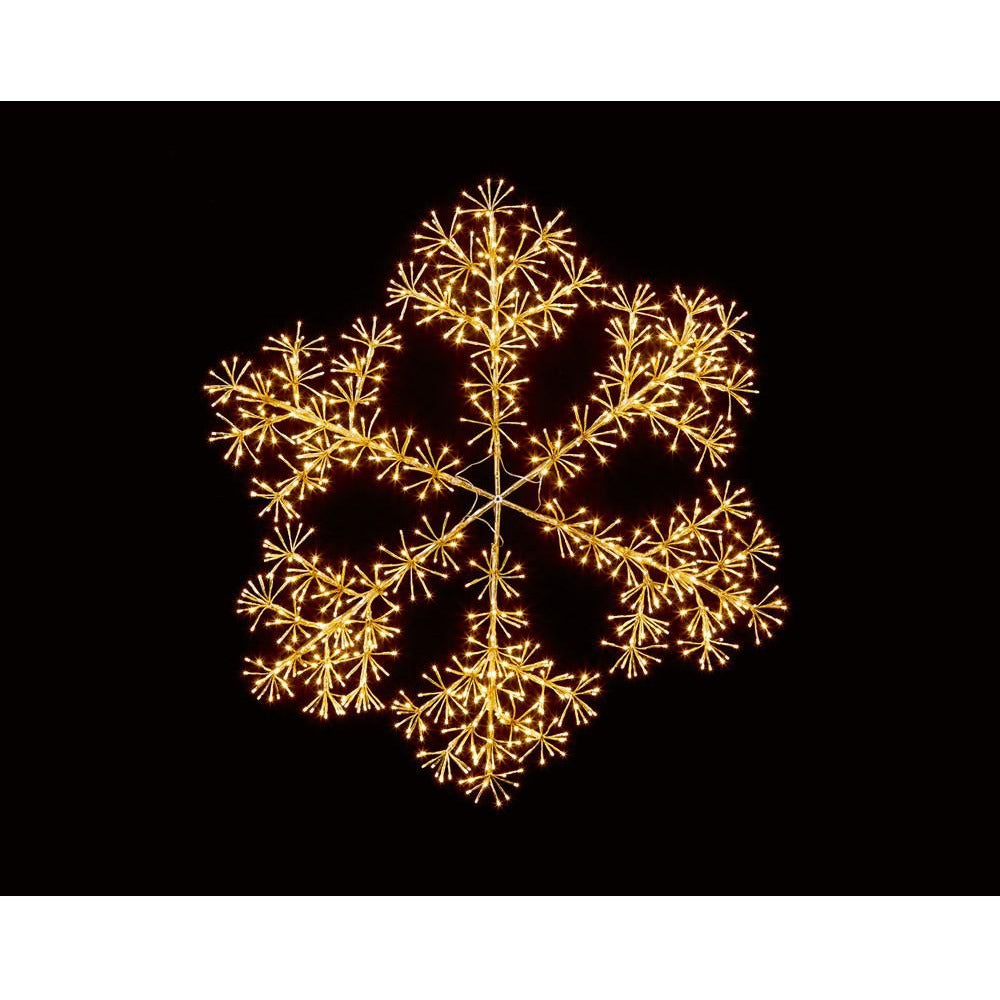 Premier Decorations - Gold Starburst Snowflake - 1.5m