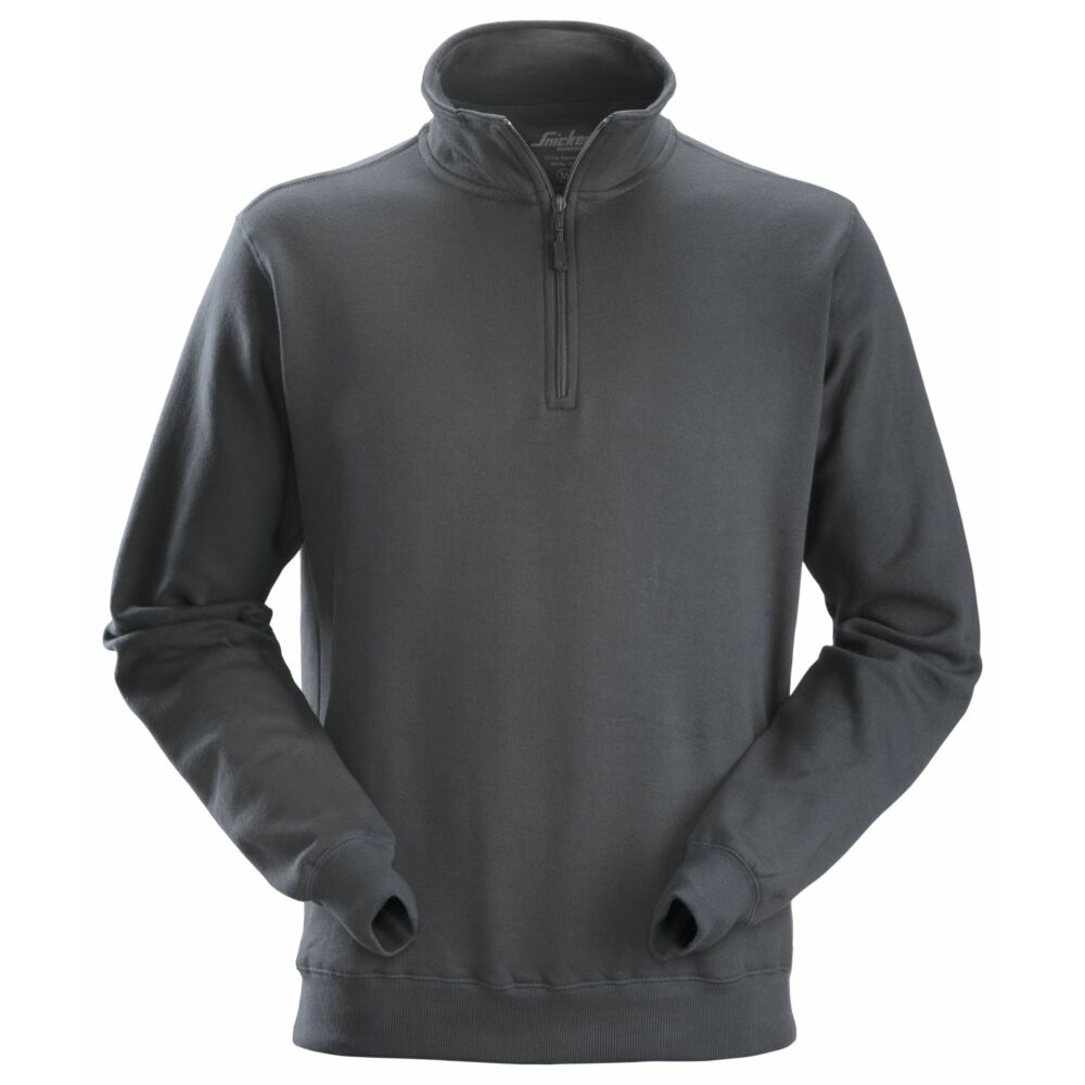 Snickers - ½ Zip Sweatshirt - Steel grey