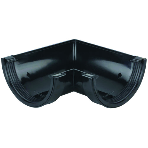Rainwater SuperLine OsRSu PVC-U Gutter Angle 90° Black 125mm