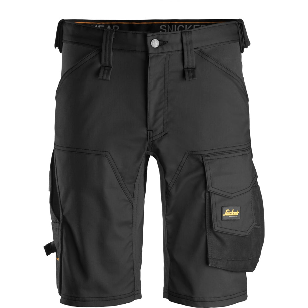 Snickers - AllroundWork, Stretch Shorts - Black\\Black