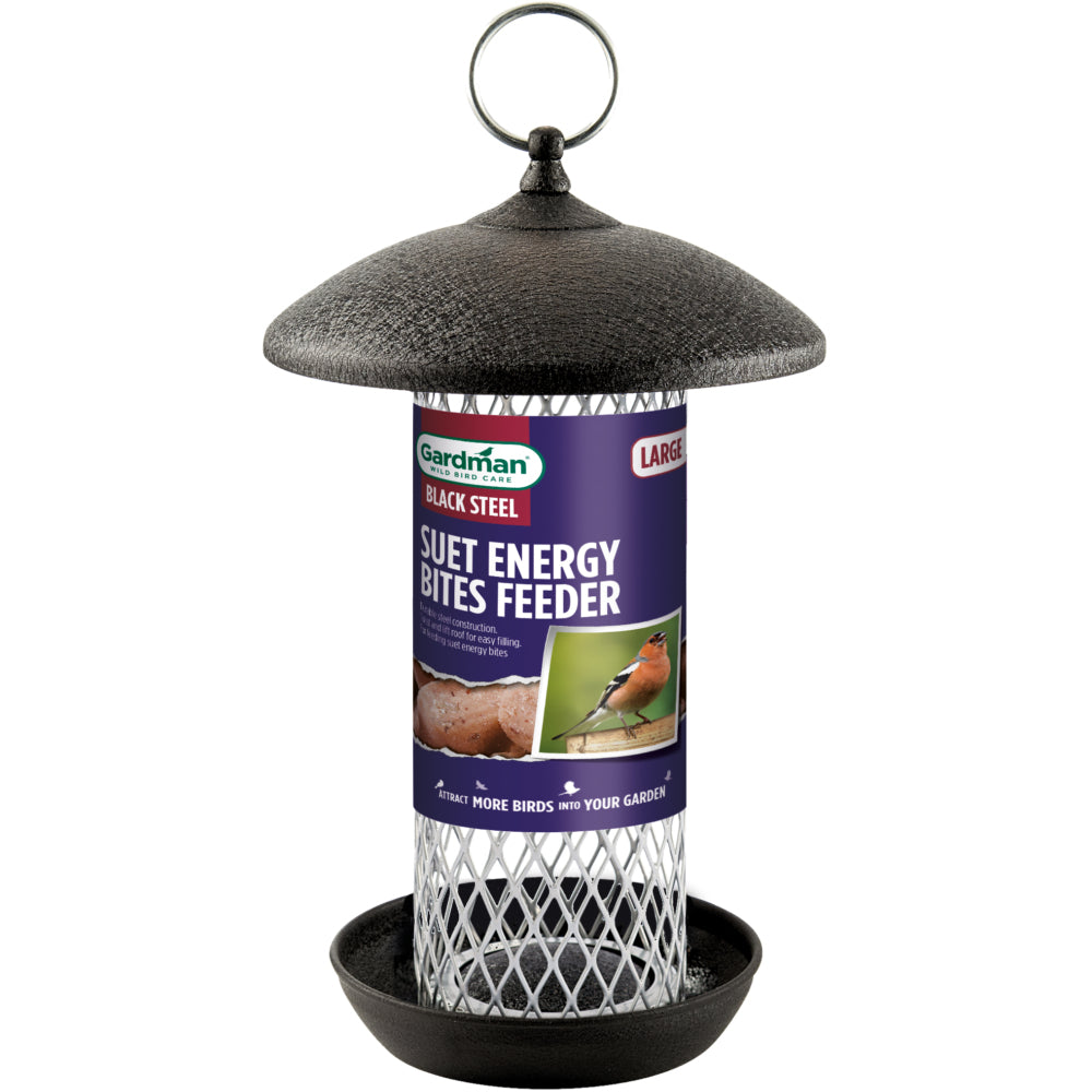 Gardman Black Steel Suet Energy Bites Feeder