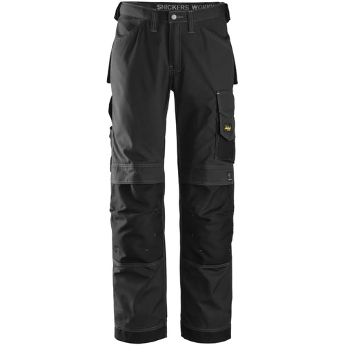 Snickers - Craftsmen Trousers, Rip-Stop - Black\\Black