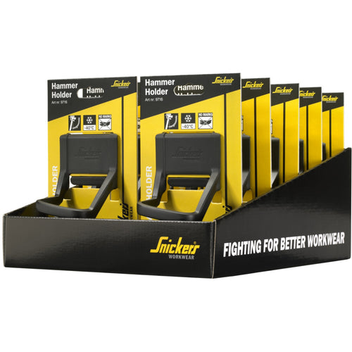Snickers - Hammer Holder - Display Box 10 pcs - Black