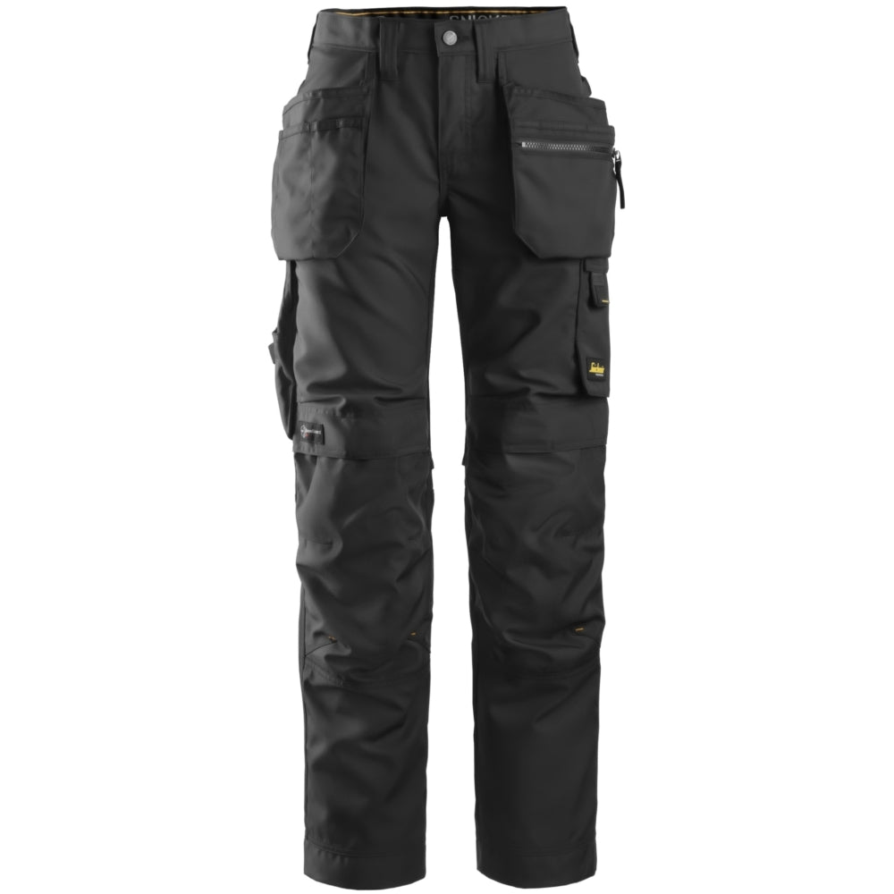 Snickers - AllroundWork, Women's Work Trousers+ Holster Pockets - Black\\Black
