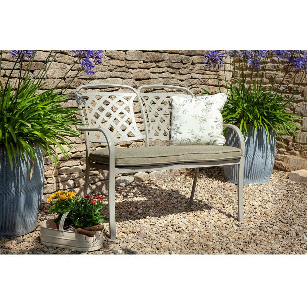 Berkeley 2 Seater Cast Aluminium Bench