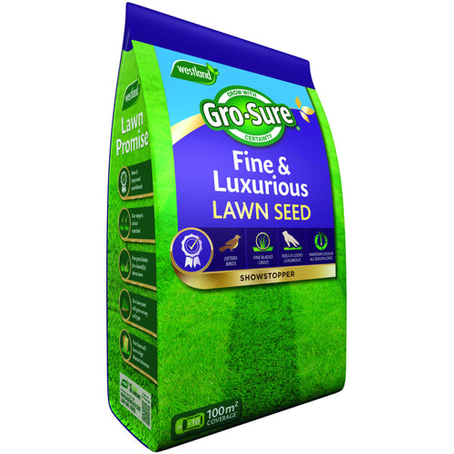 Gro-Sure Fine & Luxurious Lawn Seed 100m²