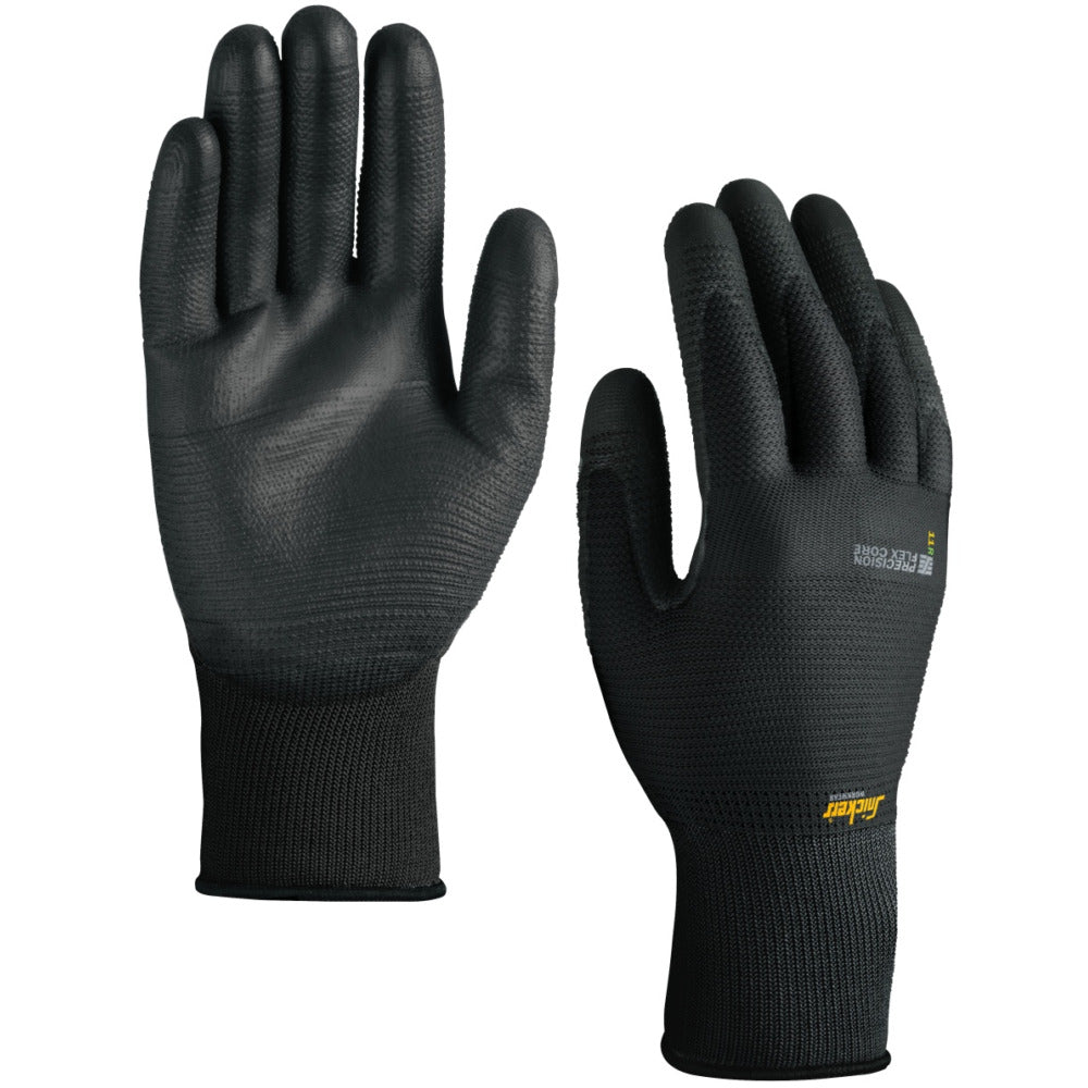 Snickers - Precision Flex Core Glove, Right - Black\\Black