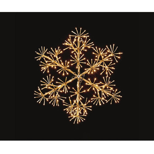 Premier Decorations - Gold Starburst Snowflake - 90cm