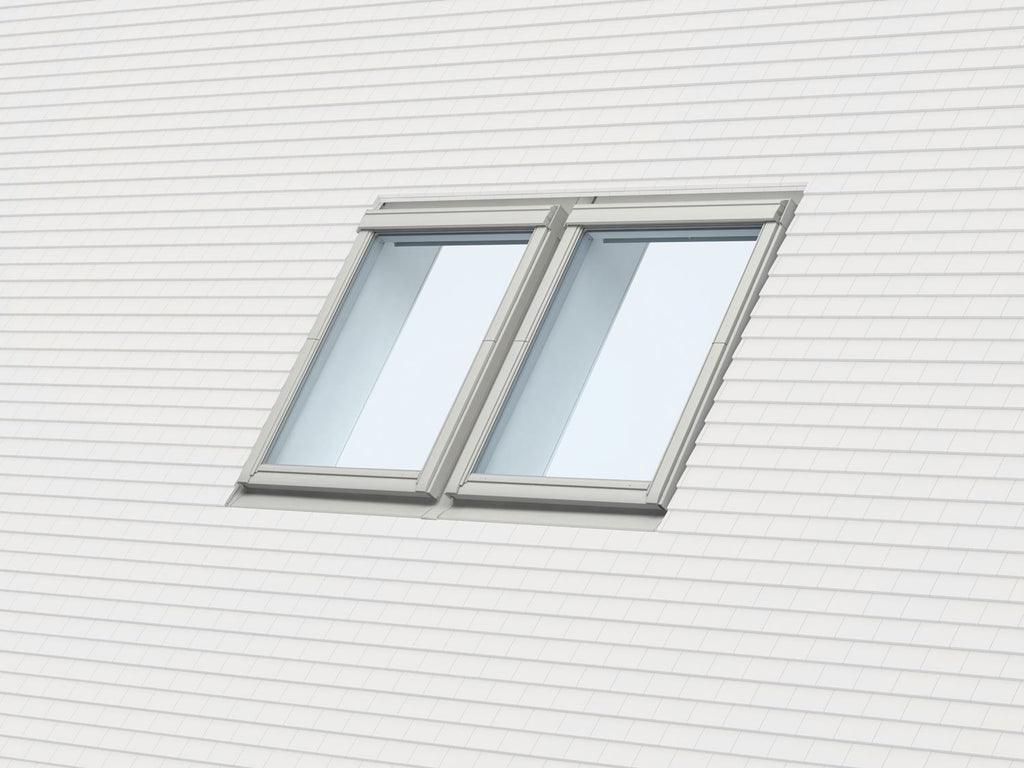 Velux Coupled plain tile flash, 78x118, 100mm gap