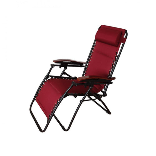 Culcita - Deluxe Padded Zero Gravity Chair - Burgundy