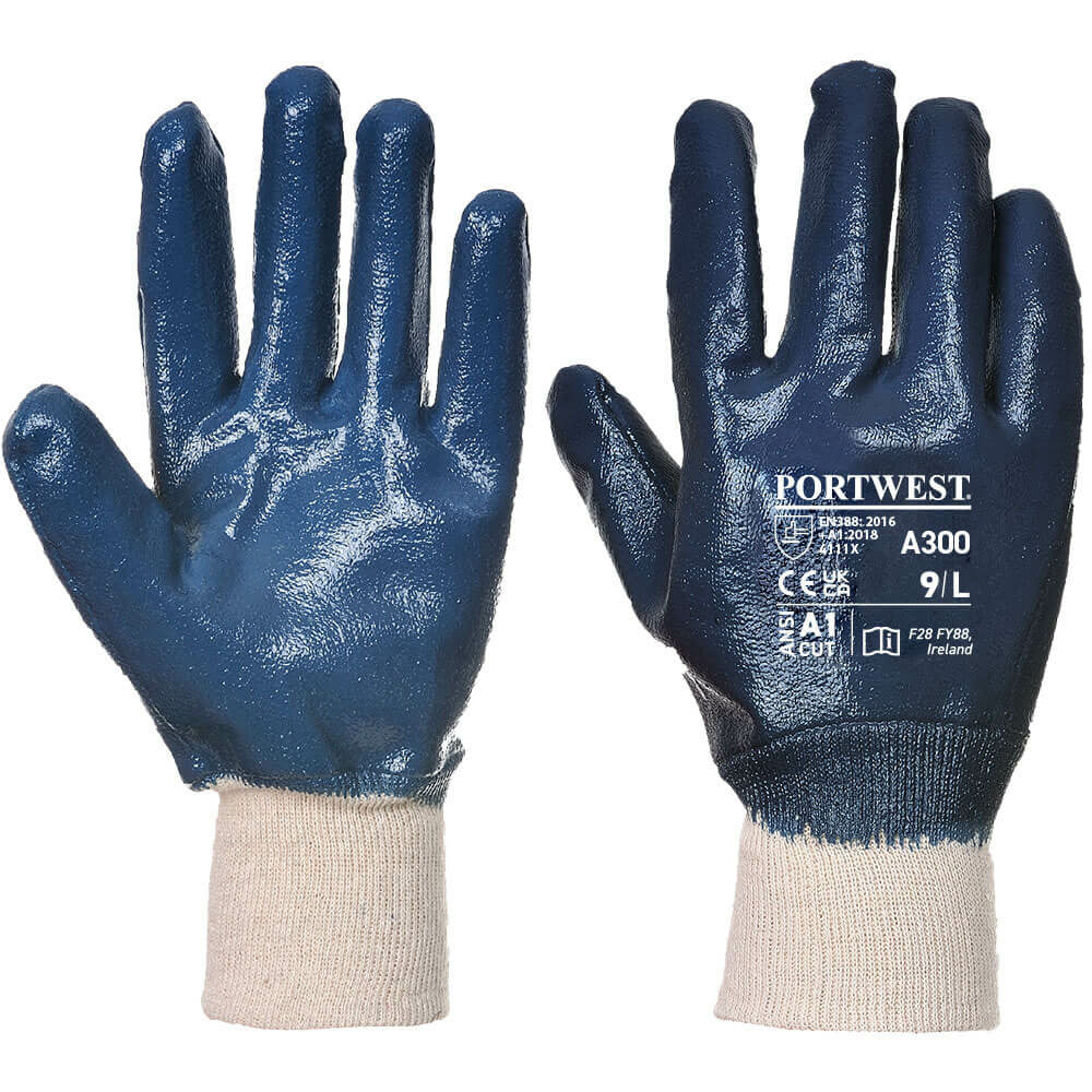 Portwest - Nitrile Knitwrist - Navy