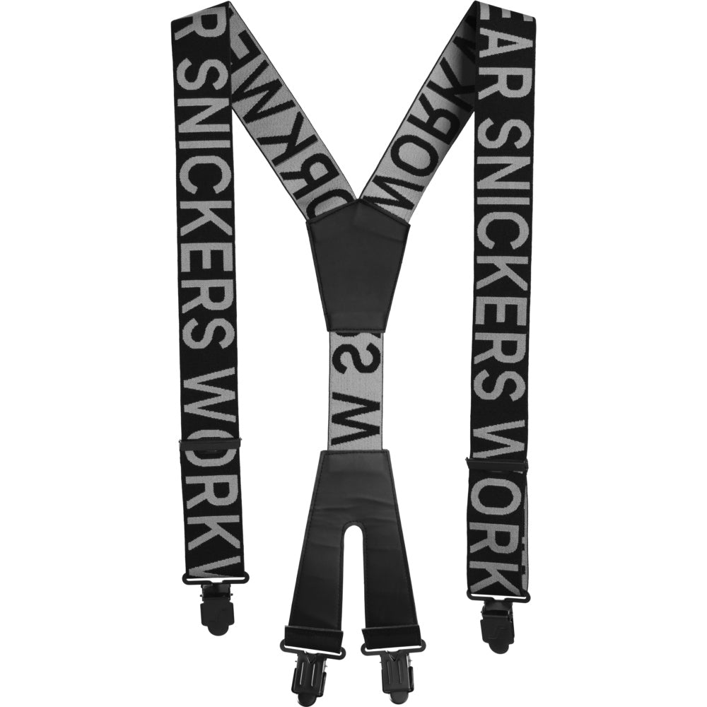 Snickers - Logo Braces - Black