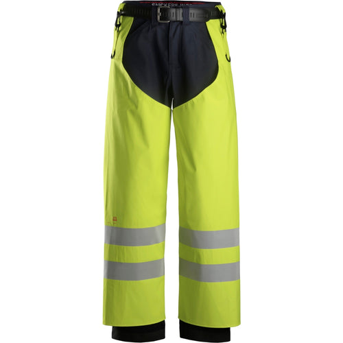 Snickers - ProtecWork, Rain Chaps PU, High-Vis Class 2 - High vis yellow