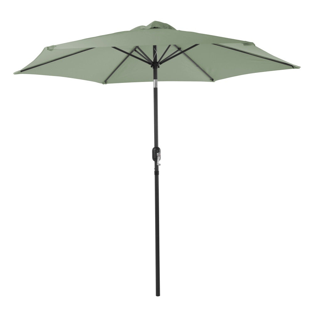 Euroactive Crank & Tilt Aluminium Parasol Green - 2.7m