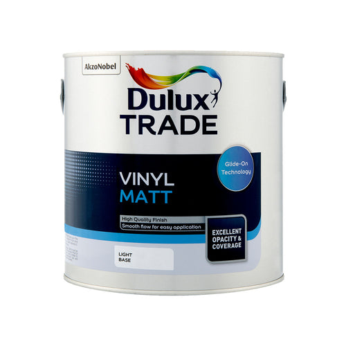 Dulux Trade Vinyl Matt Light Base 2.5L