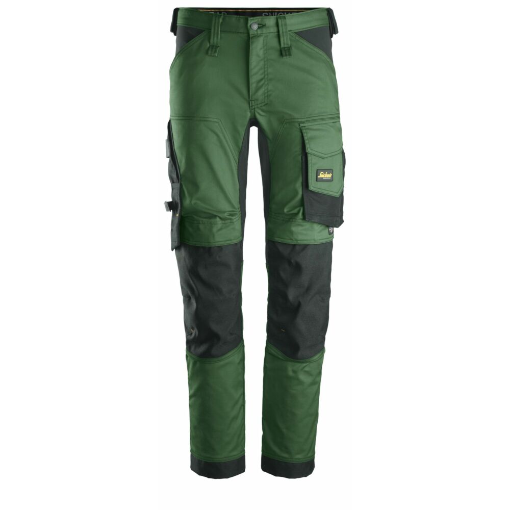 Snickers - AllroundWork, Stretch Trousers - Forest Green\\Black