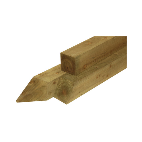 100x100 Square Pressure Treated Green Post