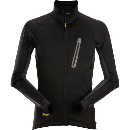 Snickers - LiteWork, Full Zip Midlayer - Black