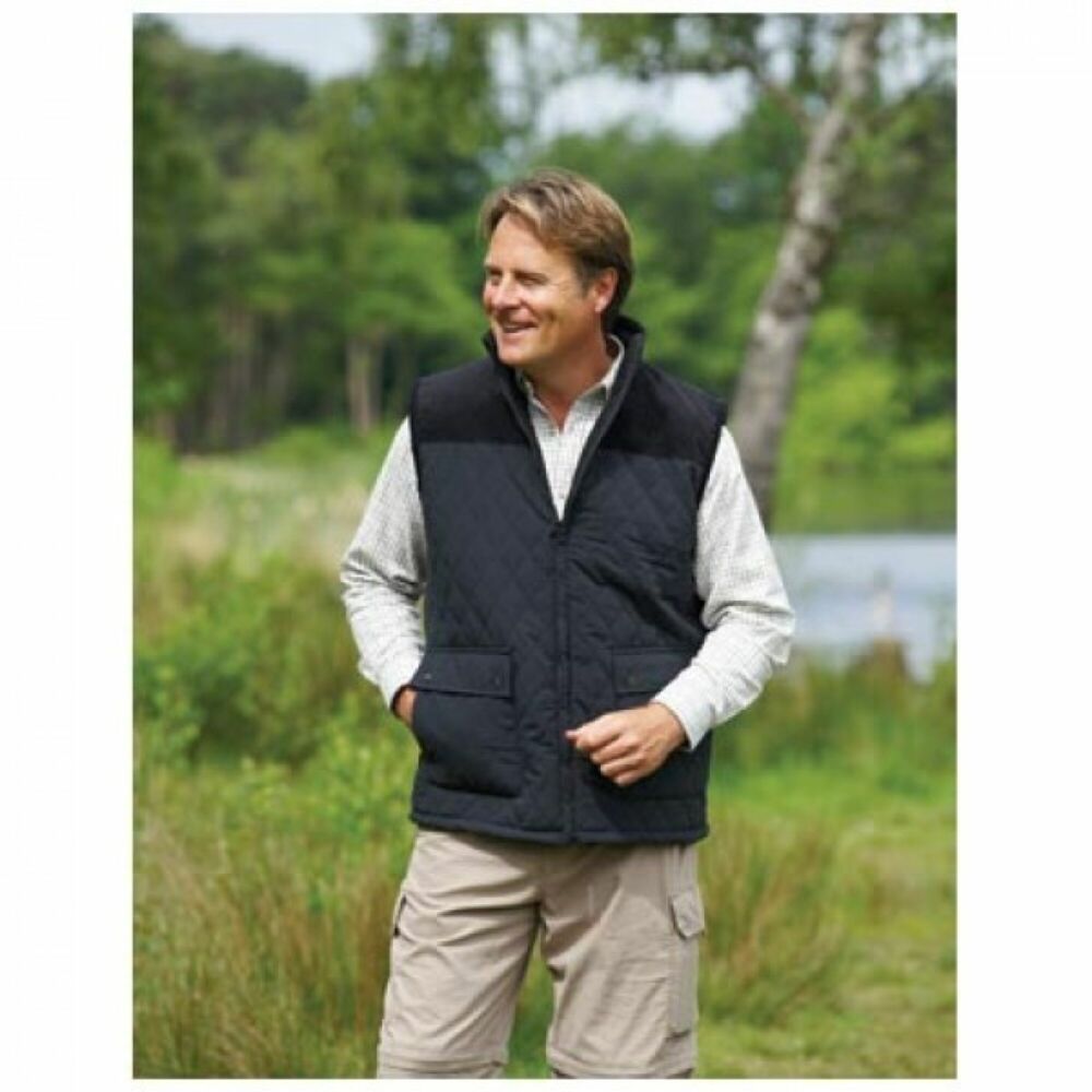 Country Estate Arundel Quilted Bodywarmer Black - L