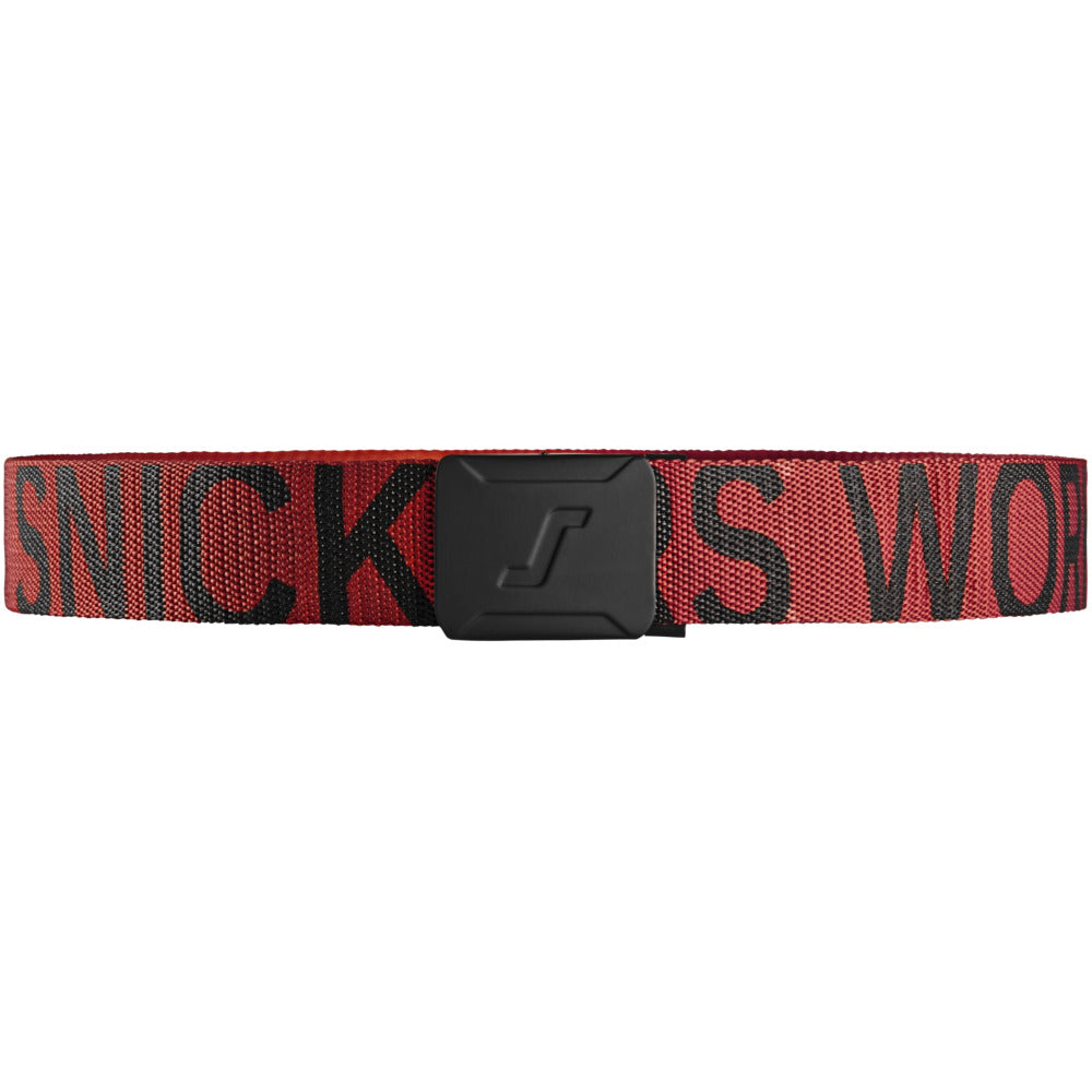 Snickers - Logo Belt - Chili red\\Black