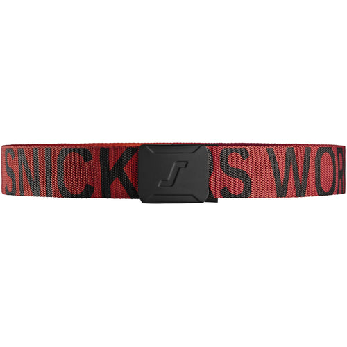Snickers - Logo Belt - Chili red\\Black