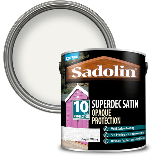 Sadolin Superdec Super Whte 2.5L