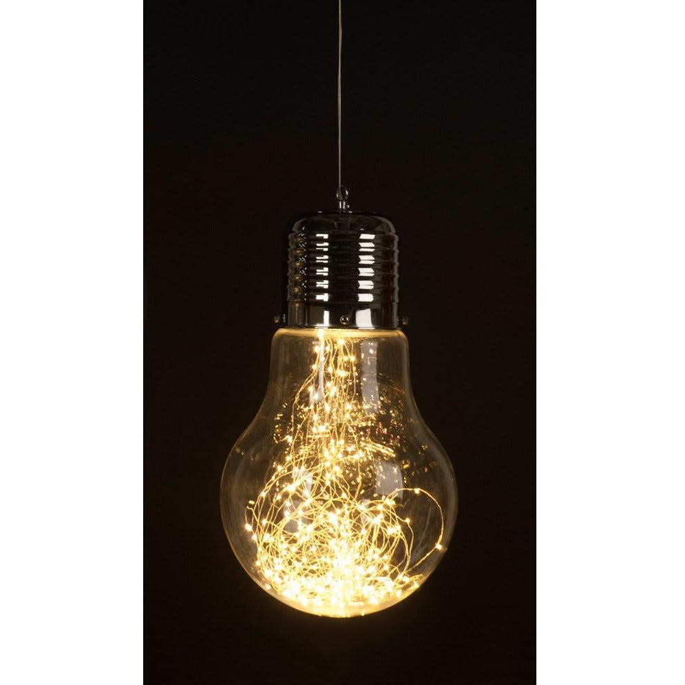 Festive - Large Lamp Bulb with Warm White/Ice White Micro LED's - 50cm