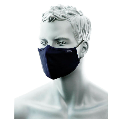 Portwest - 3-Ply Nose Bridge Mask  (Pk25) - Navy