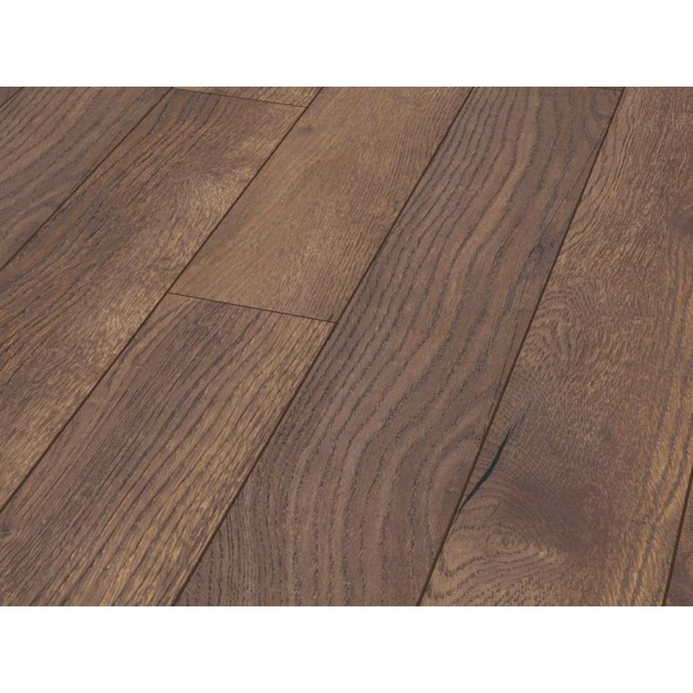 Robusto Plank Pettersson Oak Dark Laminate Flooring AC5 12mm