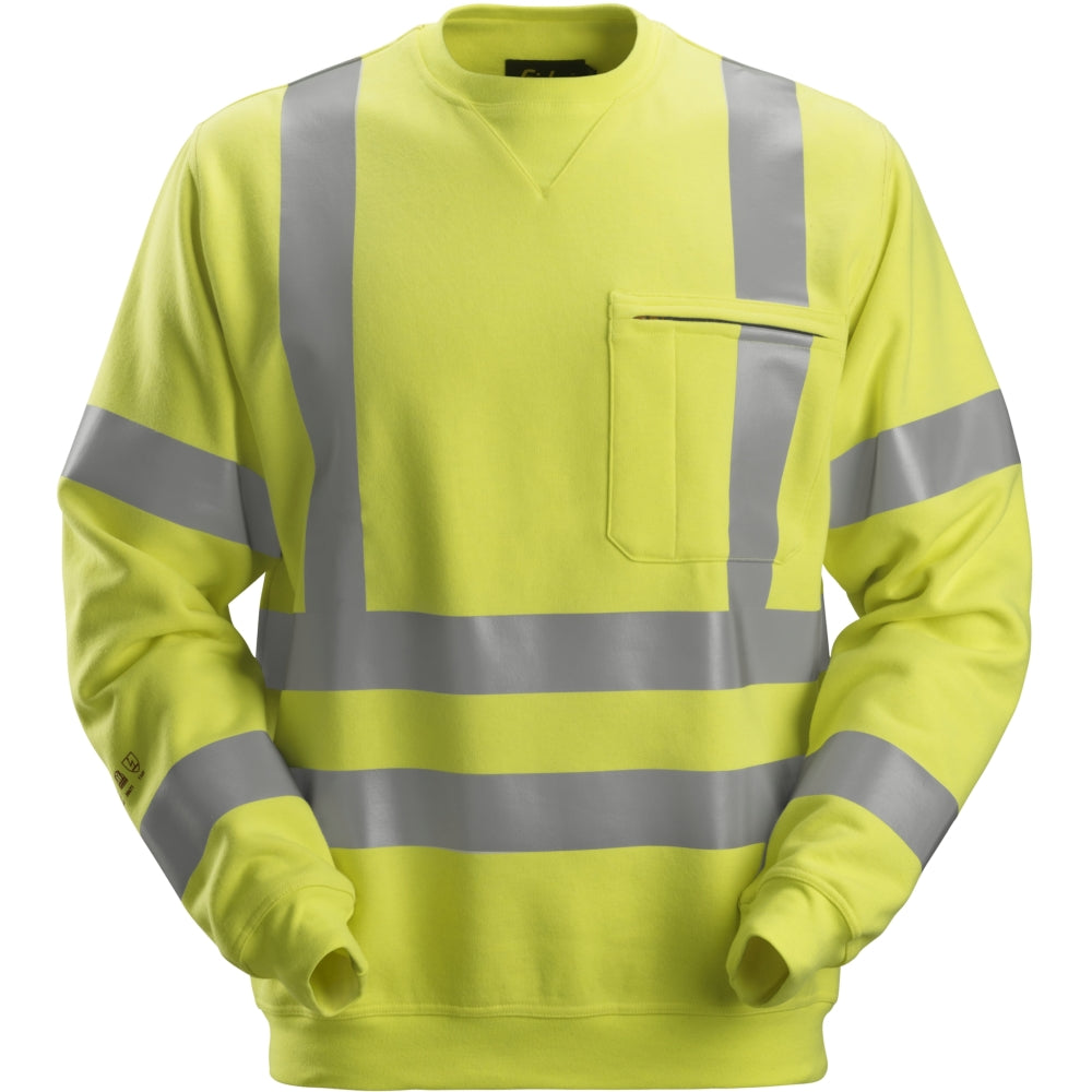Snickers - ProtecWork, Sweatshirt, High-Vis Class 3 - High vis yellow