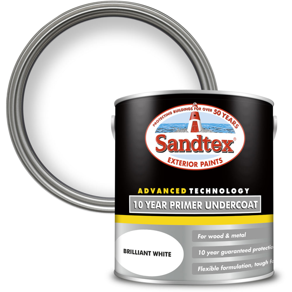 Sandtex 10 Year Primer Undercoat White 2.5L