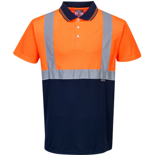 Portwest  - Two-Tone Polo - Orange/Navy