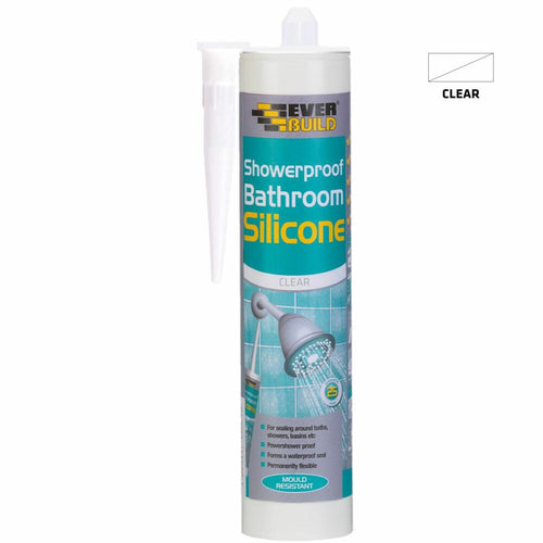 Everbuild Showerproof Bathroom Silicone - 280ml