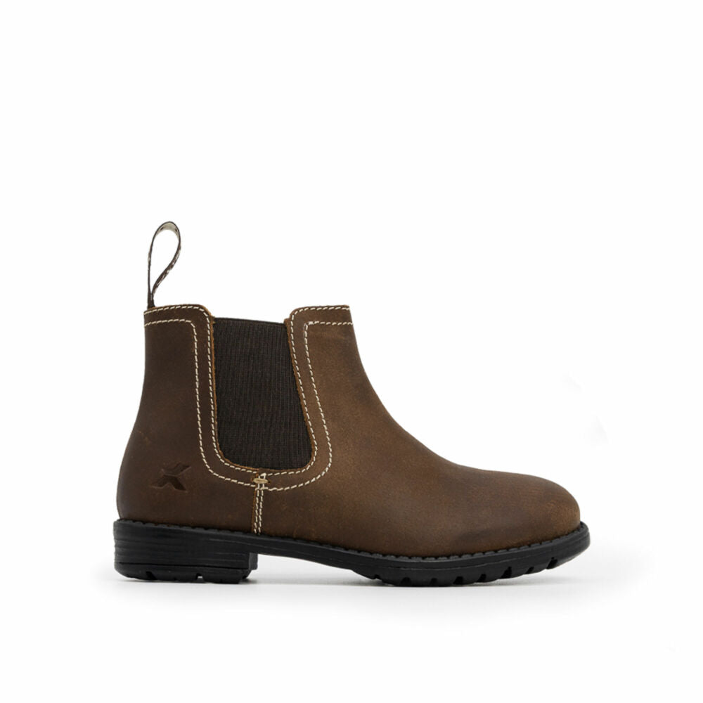 Xpert Heritage Farrier Junior Chelsea Boot Rustic Brown - EU25 / UK8 JNR