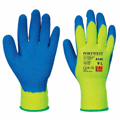 Portwest - Cold Grip Glove - Yellow/Blue