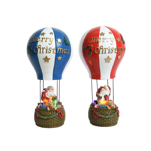 Kaemingk B.V - LED Battery Operated Christmas Balloon - 2 Assorted -  29.5cm - Multi-Coloured