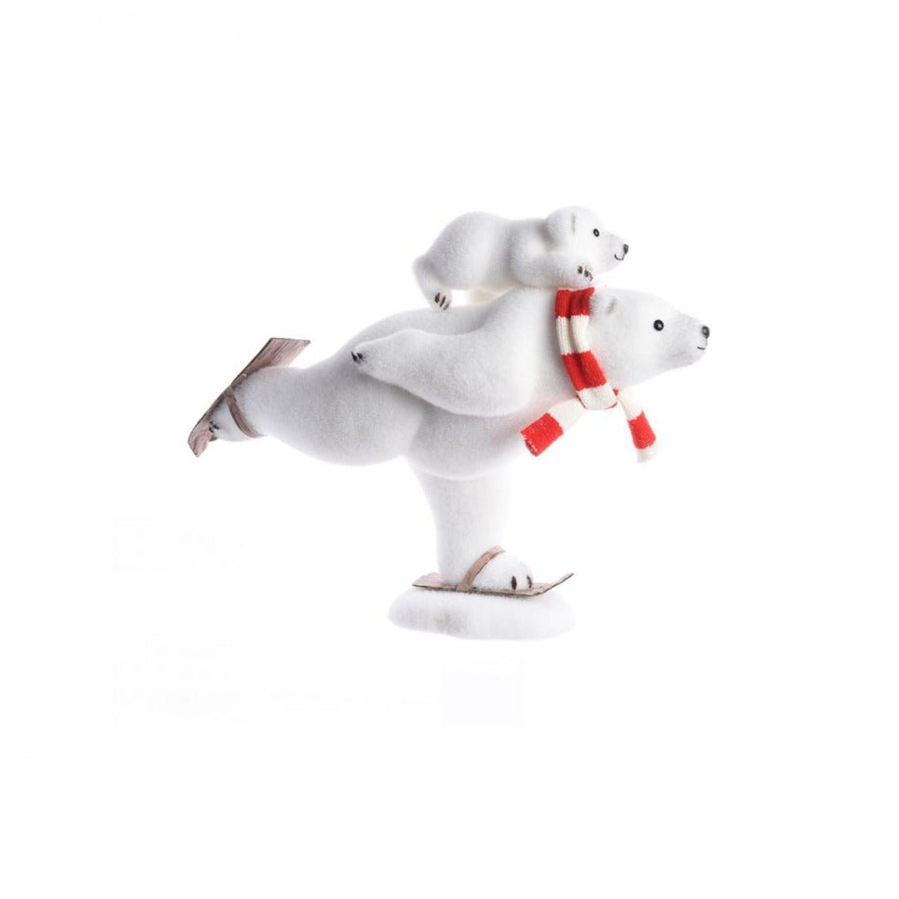 Foam Polar Bears on Skis