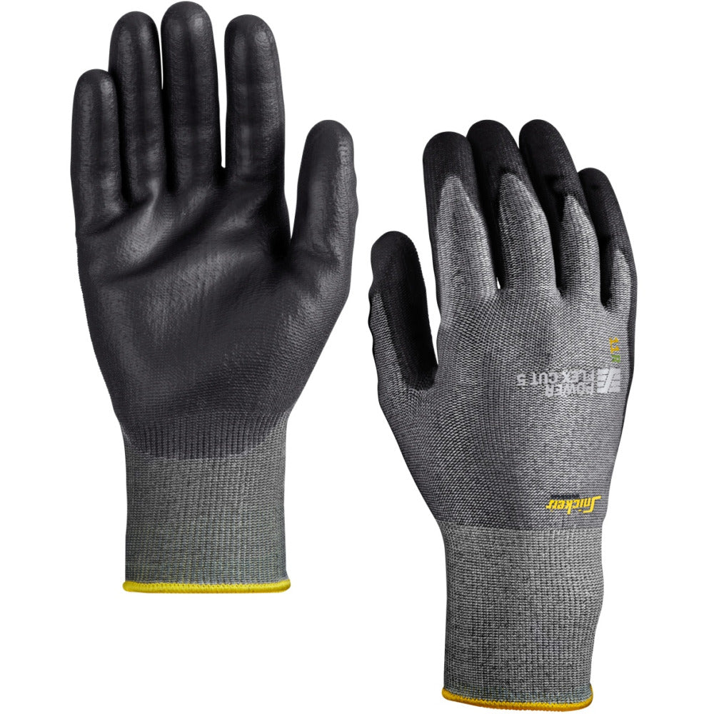 Snickers - Power Flex Cut 5 Glove, Right - Rock grey/Black