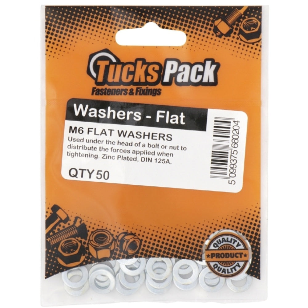 Tucks - M24 Flat Washer Zinc Plated DIN125A (Box50)
