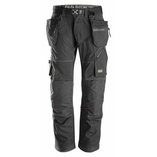 Snickers - FlexiWork, Work Trousers+ Holster Pockets - Black\\Black