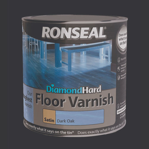 Ronseal Diamond Hard Floor Varnish Dark Oak 2.5L