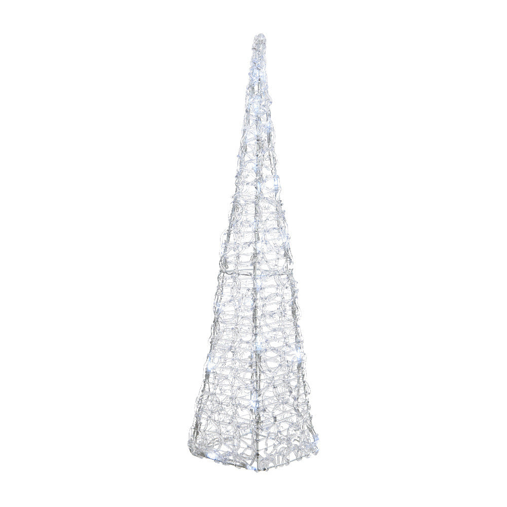 White LED Acrylic Pyramid - 118cm