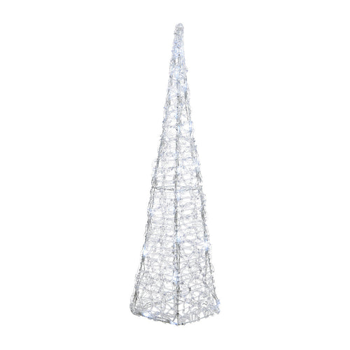 White LED Acrylic Pyramid - 118cm