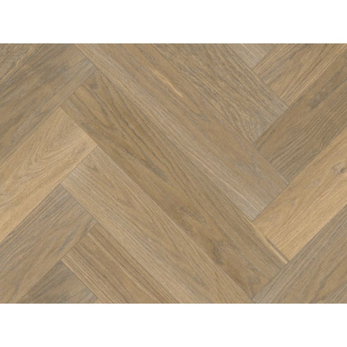 Renaissance Herringbone Oak Angelico White UV Oil/Wax Engineered Flooring 19mm