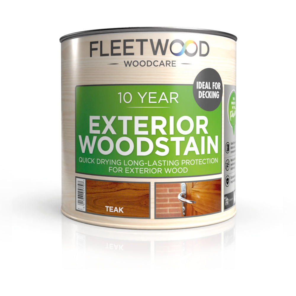 Fleetwood 10 Year Exterior Woodstain Teak 250ml