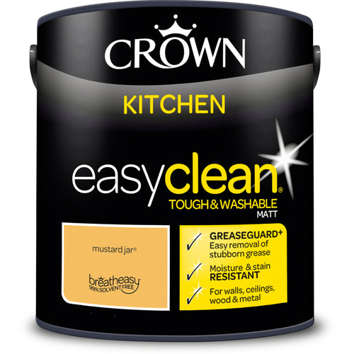 Crown Easyclean Kitchen Mustard Jar 2.5L