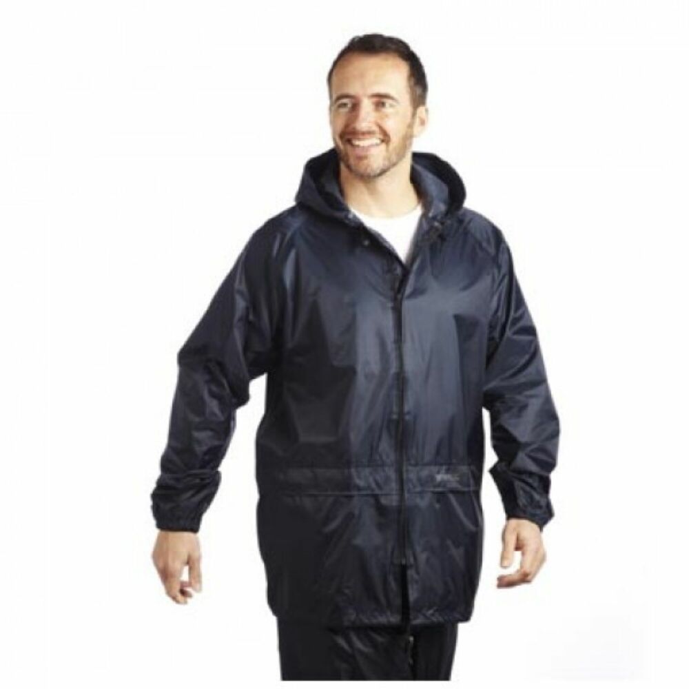 Regatta Stormbreak PVC Waterproof Jacket Navy - XL