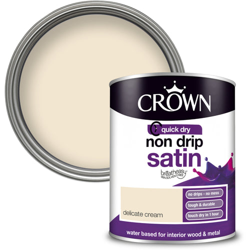 Crown Non Drip Satin Deli Cream 750ml