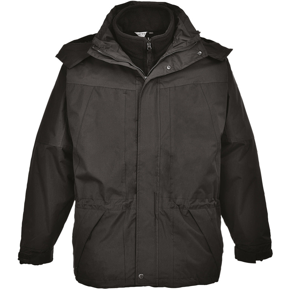 Portwest - Aviemore 3-in-1 Men's Jacket - Black