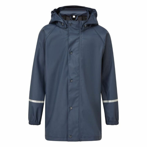 Fort Kids Splashflex PU Waterproof Jacket Navy - Age 9-10 Years